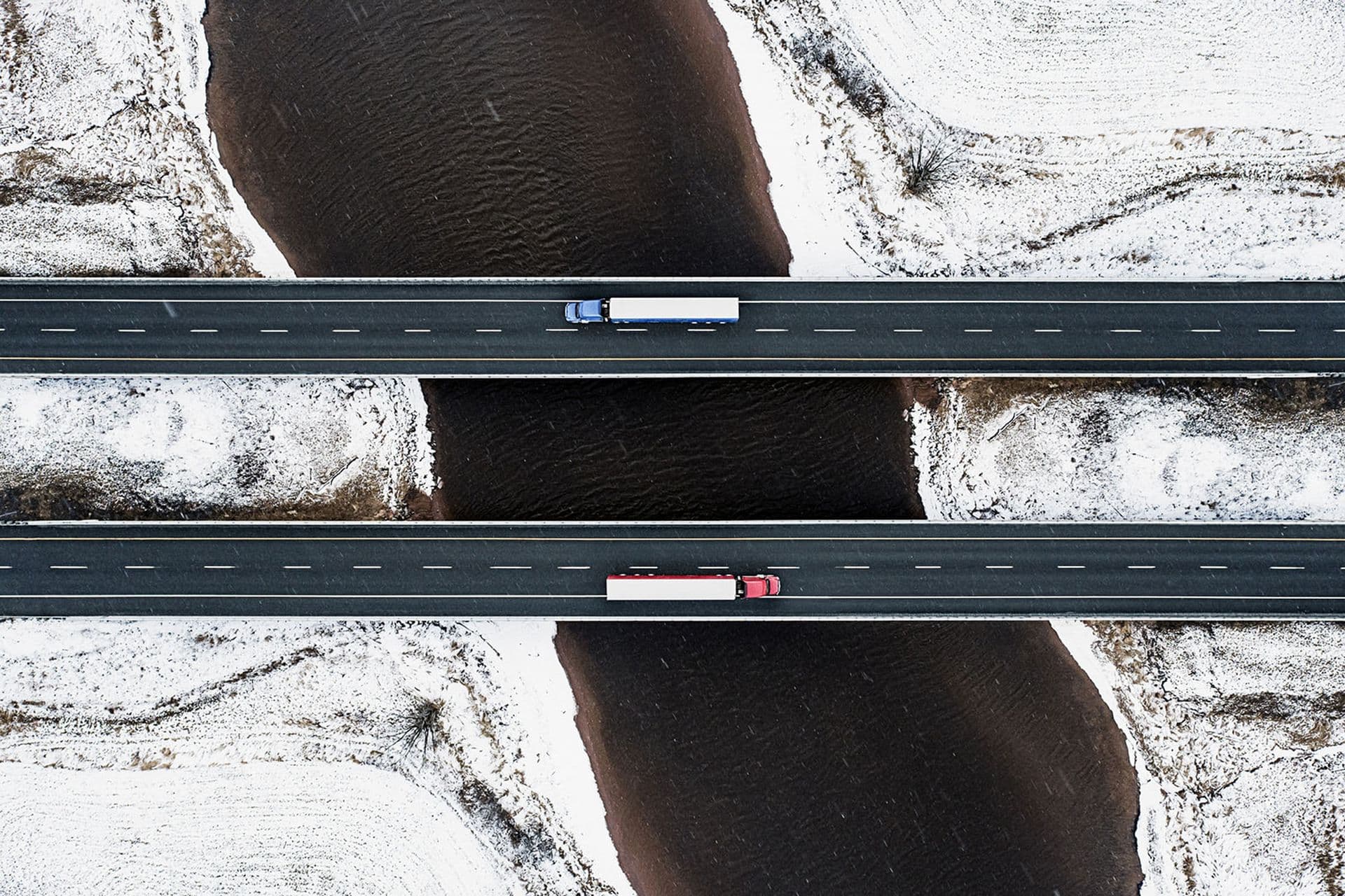 loadsure trucks on a road
